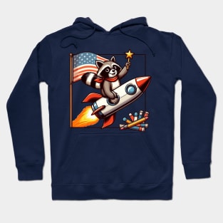 A Whimsical Tribute to American Culture in Cartoon Style Hoodie